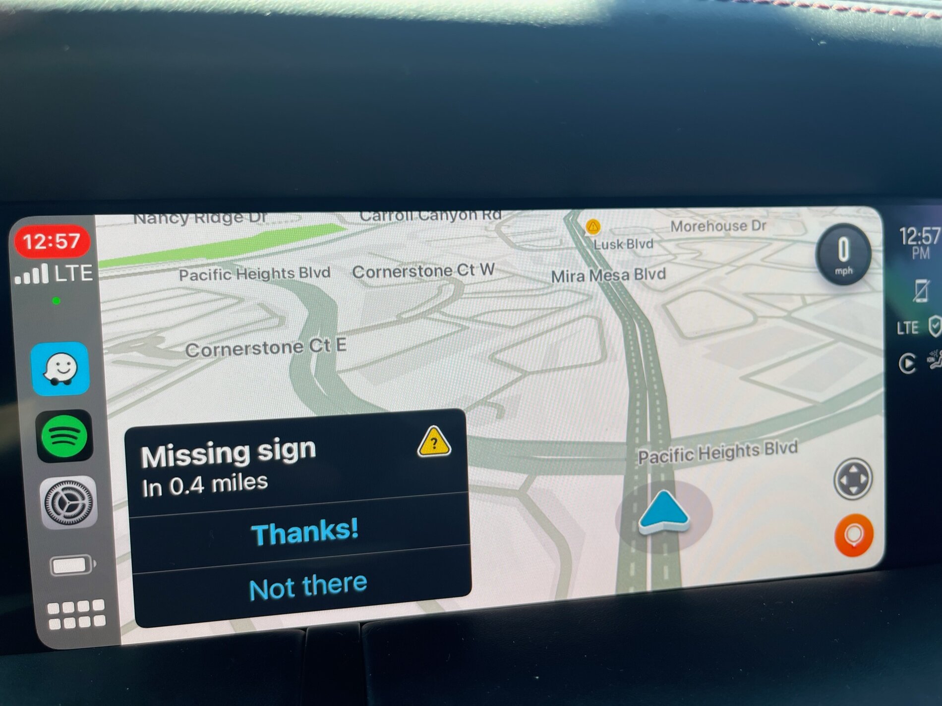 Macan EV What are the philosophical and existential ramifications of a "missing sign" warning in Waze? F0E5E73A-256F-48DF-8AE1-3122BBCF8A3D.JPG