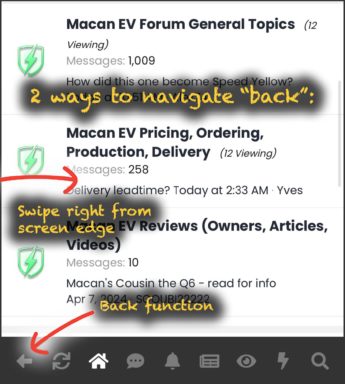 Macan EV 📲 Introducing the MacanEVowners iOS App! macanevowners app go back scree