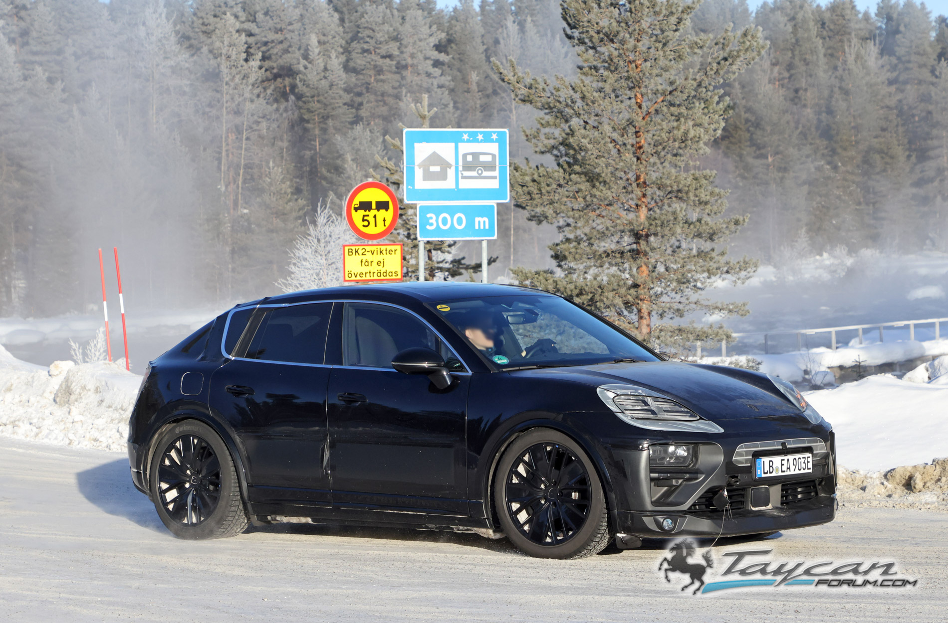 Macan EV Macan EV Interior Spied Uncovered! + Latest Cold Climate Testing Photos Porsche Macan 12