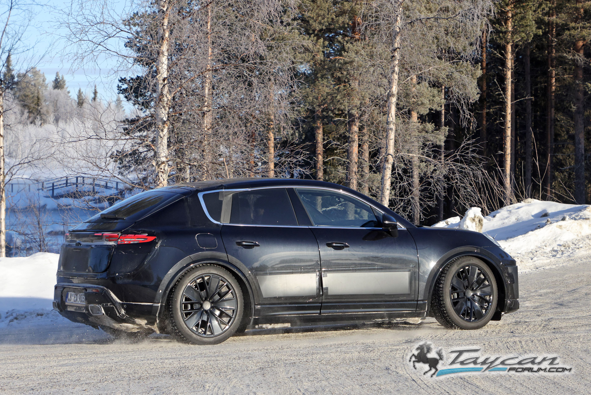 Macan EV Macan EV Interior Spied Uncovered! + Latest Cold Climate Testing Photos Porsche Macan 15