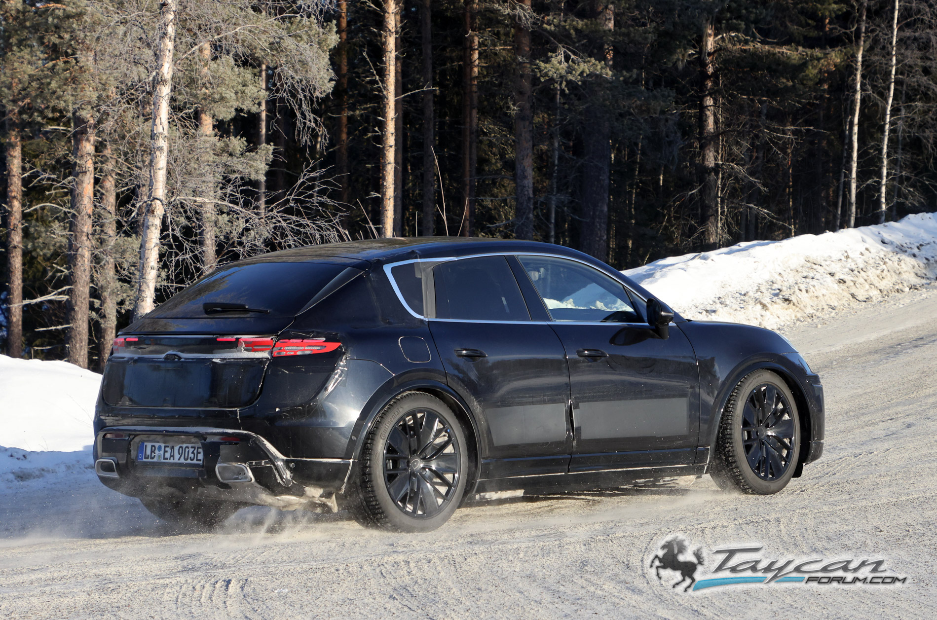 Macan EV Macan EV Interior Spied Uncovered! + Latest Cold Climate Testing Photos Porsche Macan 16