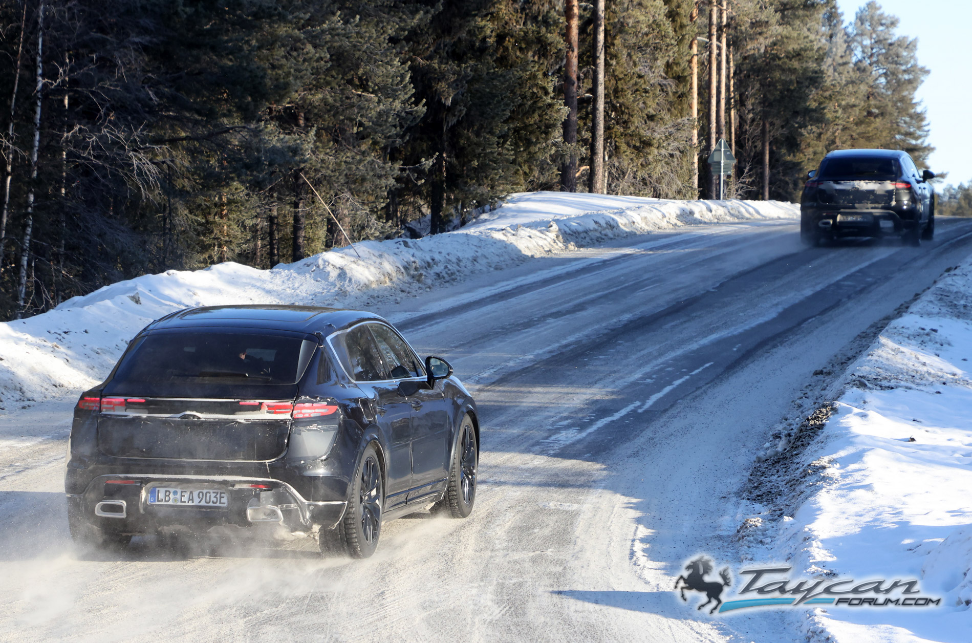 Macan EV Macan EV Interior Spied Uncovered! + Latest Cold Climate Testing Photos Porsche Macan 18