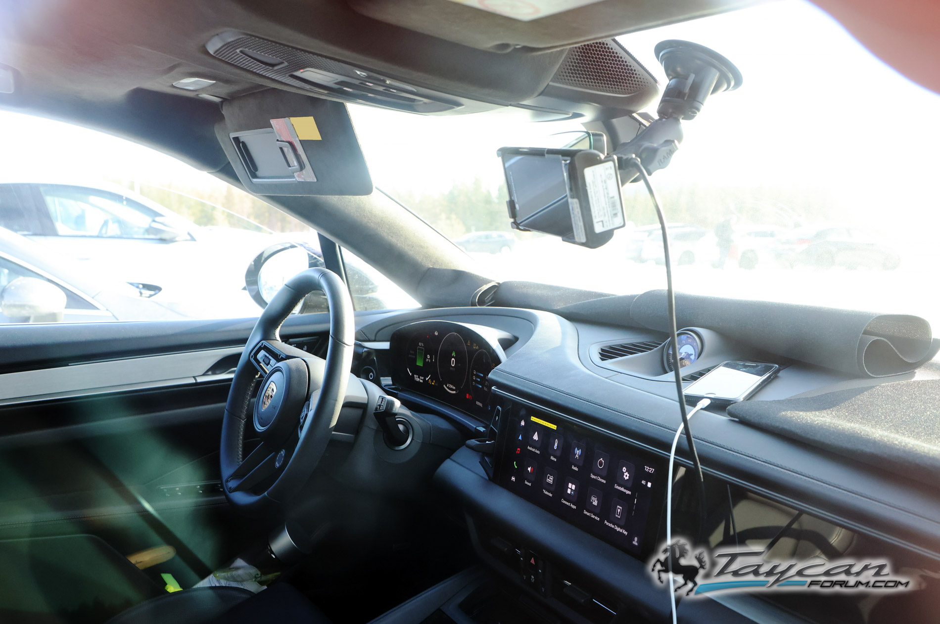 Macan EV Macan EV Interior Spied Uncovered! + Latest Cold Climate Testing Photos Porsche Macan 7